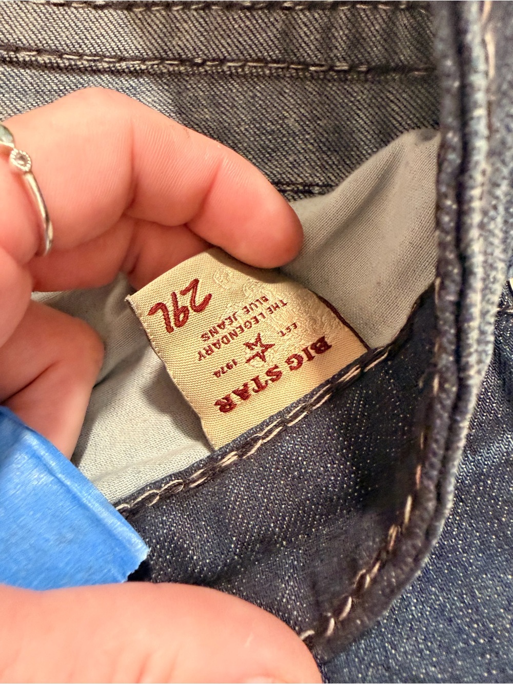 Women’s Distressed, Big Star Jeans - 29L- Excellent Condition - Picture 5 of 6